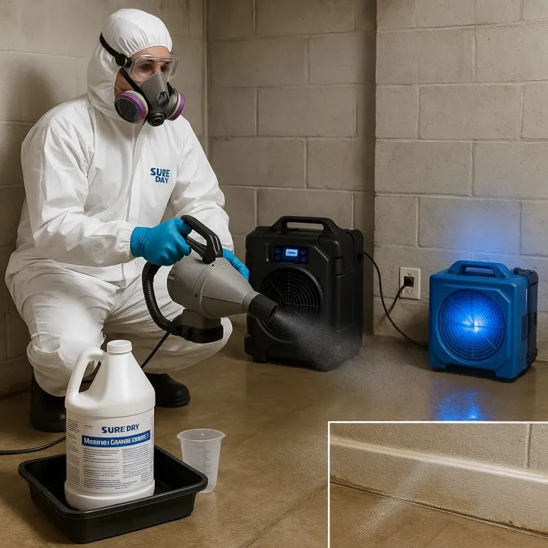 Sanitization and Odor Removal process in Astatula, FL
